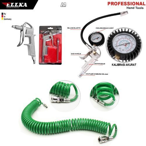 {FREEONGKIR} GAN PAKET PROMO ISI ANGIN KOMPRESOR ANALOG JARUM SEMPROTAN ANGIN AIR CHUCK DUSTER