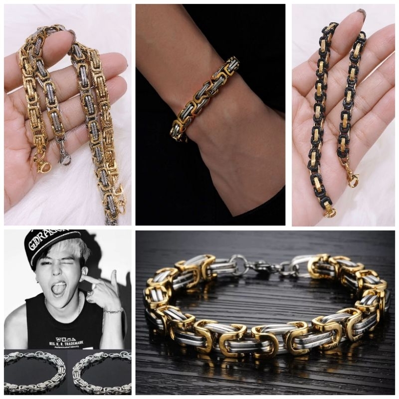 Restok Gelang Titanium asli Gelang titanium unisex gelang laki pria cowok cewek bisa pakai Premium Q