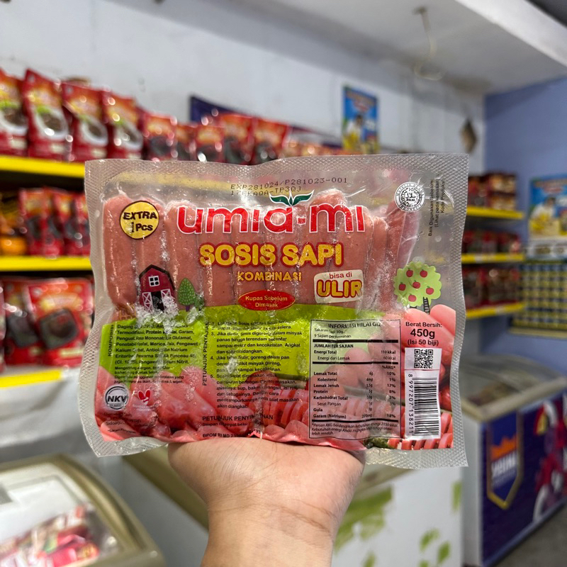 

Umiami sosis cocktail isi 50+1 450g