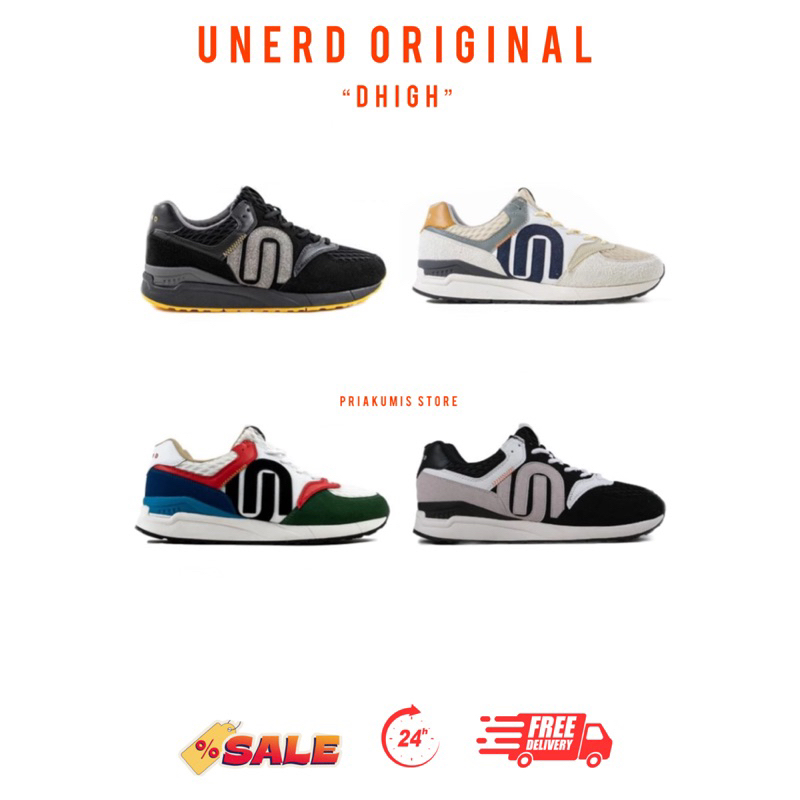 Unerd Official Dhigh - Sepatu Sneakers Unerd | Sepatu Pria | Sepatu Wanita