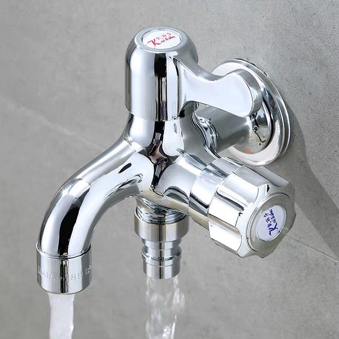 ✨COD✨ Sus 304 Kran Cabang Keran Air Shower Kamar /Kran Tembok Double/Kran Shower/Kran Cabang Shower 
