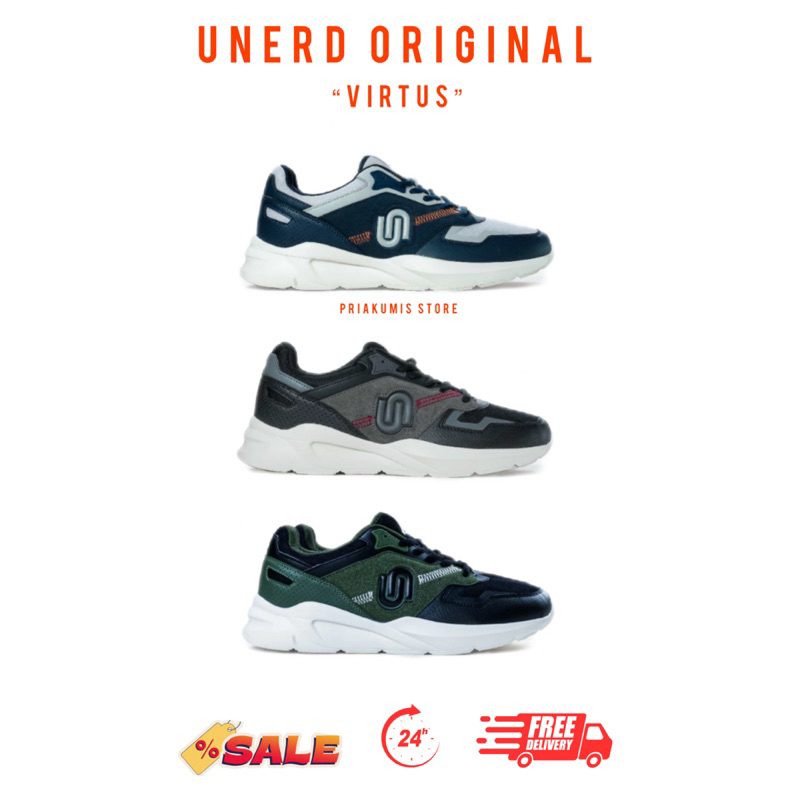 Unerd Official Virtus - Sepatu Sneakers Unerd | Sepatu Pria | Sepatu Wanita