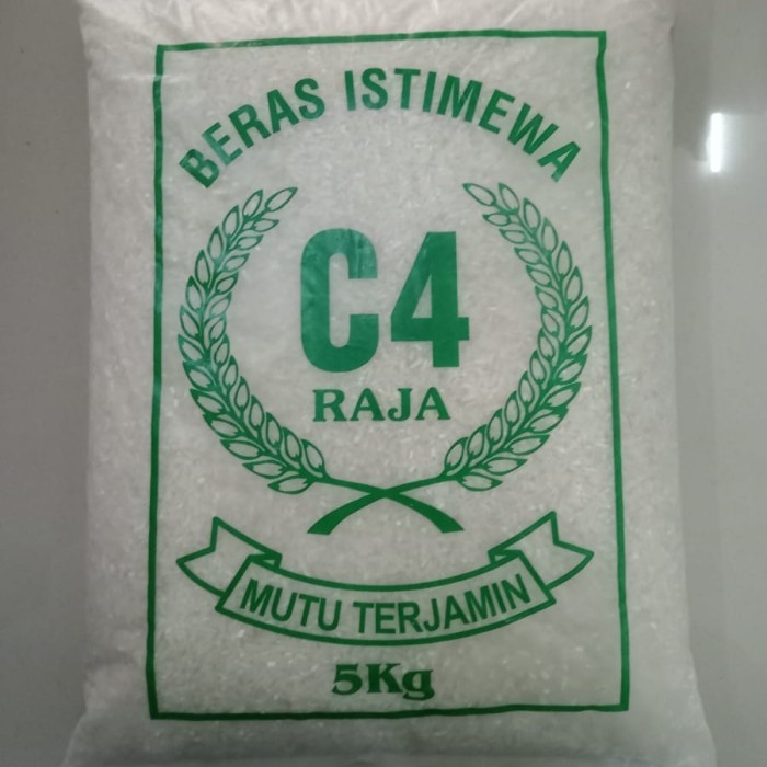 

[5 kg] beras C4 hijau murah | beras istimewa kemasan 5 kg