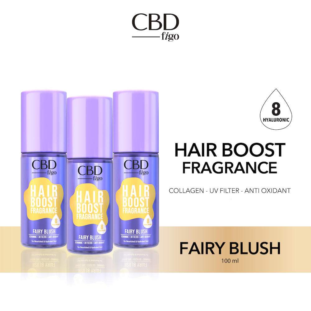 [3in1] CBD Figo Hair Perfume Fairy Blush 100 isi 3pcs