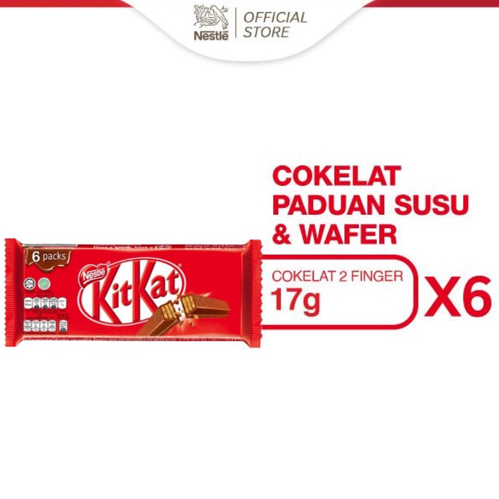 

Bayar Di Tempat!! NESTLE KITKAT Coklat Wafer Multipack 17 x 6 pcs wtqvi