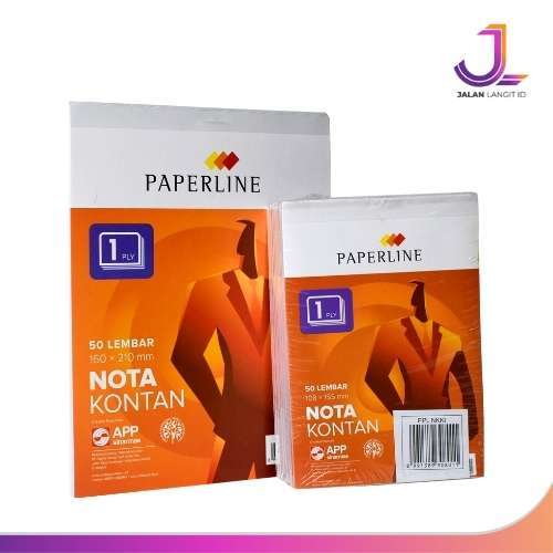 

Buku Nota Kontan 1 ply Paperline Kertas Bon Kecil Rangkap 1 isi 50