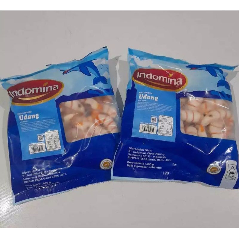 

indomina ikan bentuk udang 500 gr