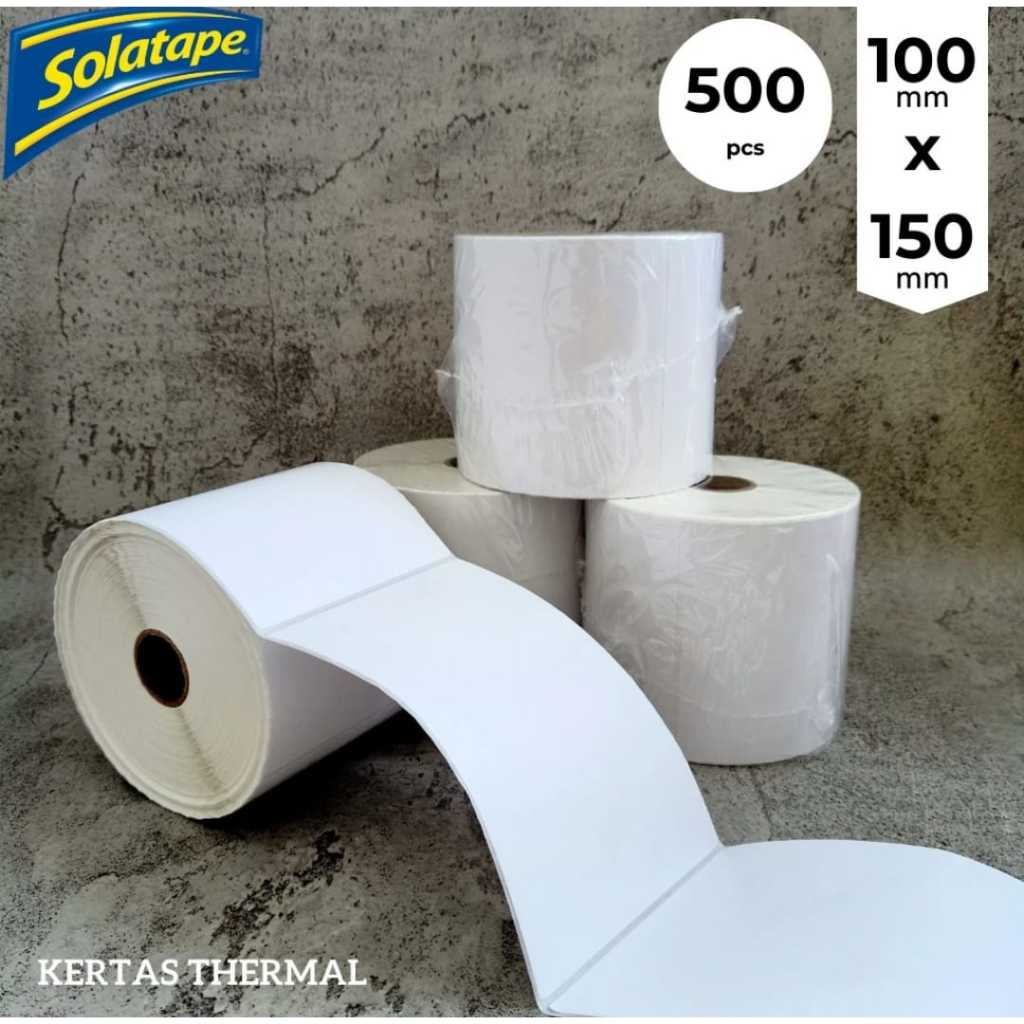 

Kertas Sticker Thermal A6 100x150mm | Sticker Barcode Paper Thermal