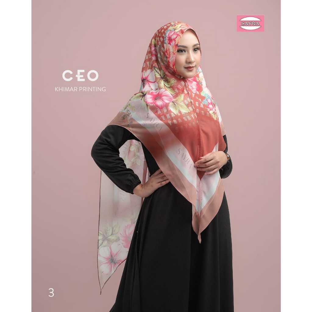 SAYRA-Khimar CEO Jilbab Printing Khimar Printing  Krudung Langsungan