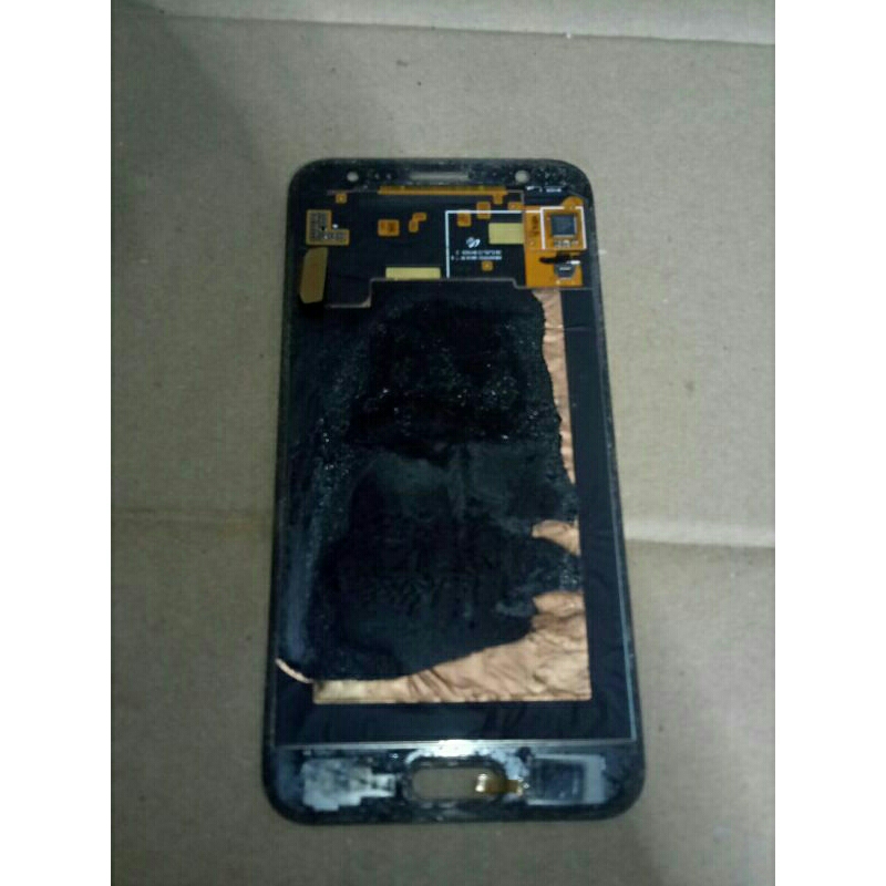 lcd Ts hp samsung J500g Minus Tc retak tapi sentuh normal