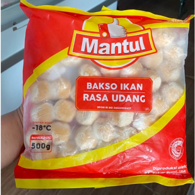 

Mantul bakso udang