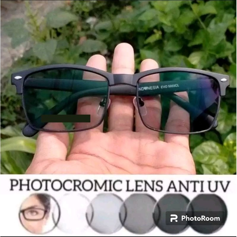 RB Kacamata Baca dan Jalan Lensa Plus Progresif Photocromic Standar Optik