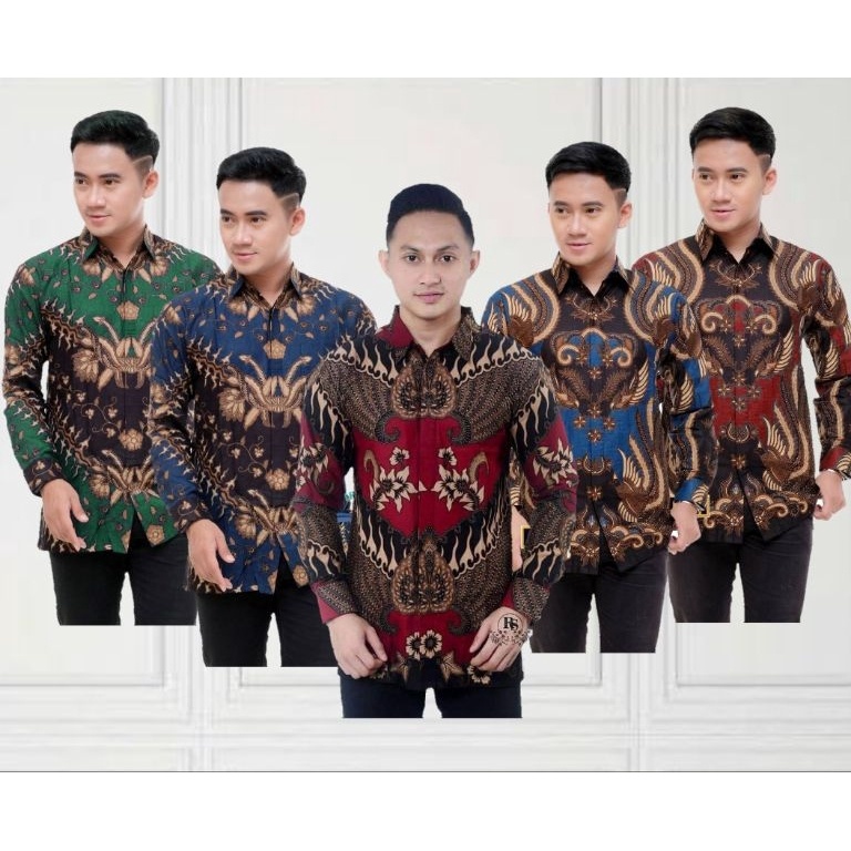 CIHLI Kemeja Batik Lengan Panjang Murah hsm9e