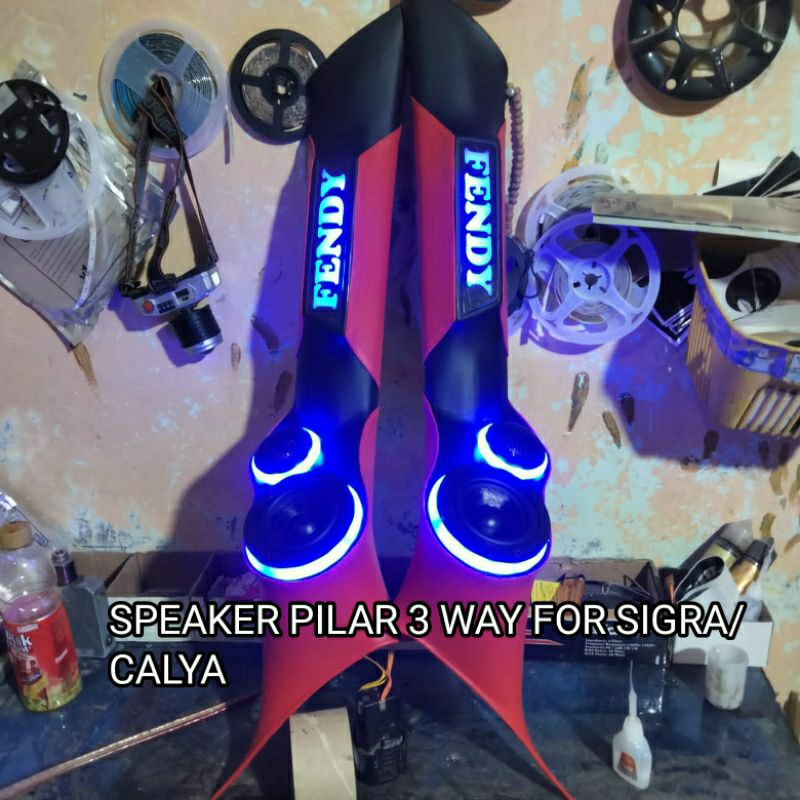 SPEAKER PILAR 3 WAY UNTUK MOBIL CALYA/SIGRA