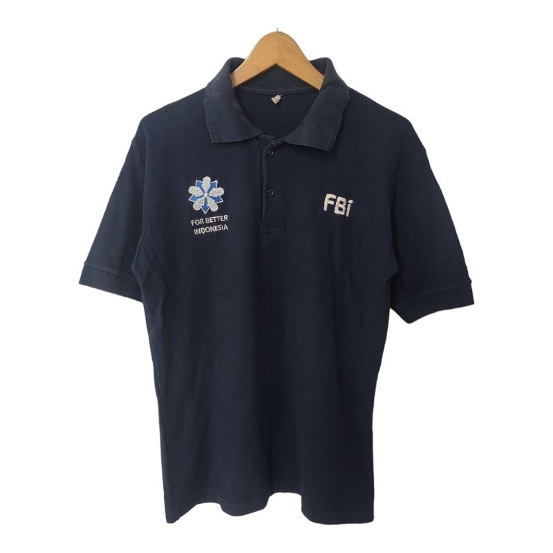 polo shirt navy fbi  M ( minus)