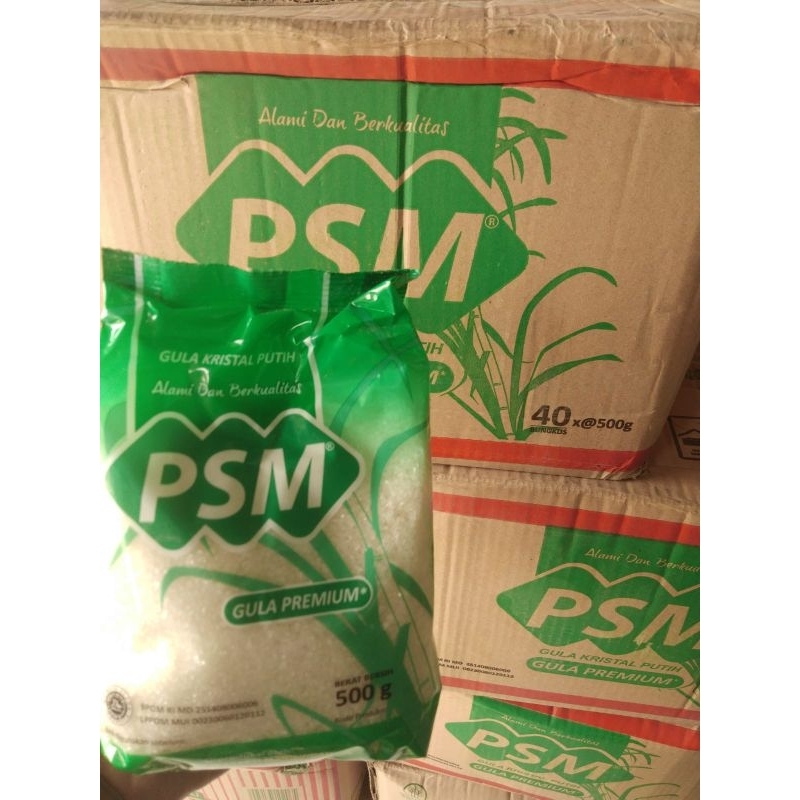 

gula pasir Merk PSM / GMP kemasan 20kg