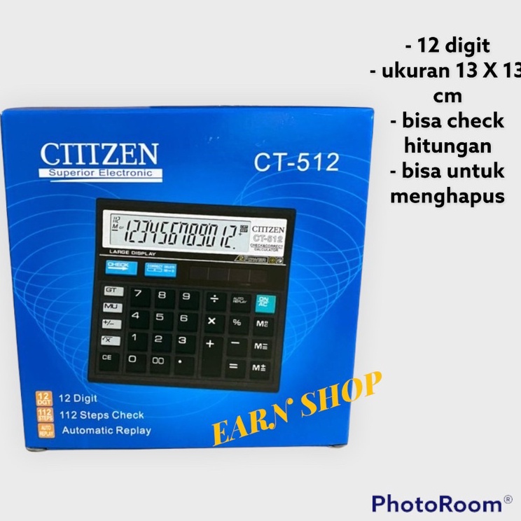 

Laris Kalkulator CT 512 12 Digit -Kalkulator Check / Kakulator Dagang Besar / Calculator CT 512 MURAH ➲➛☆
