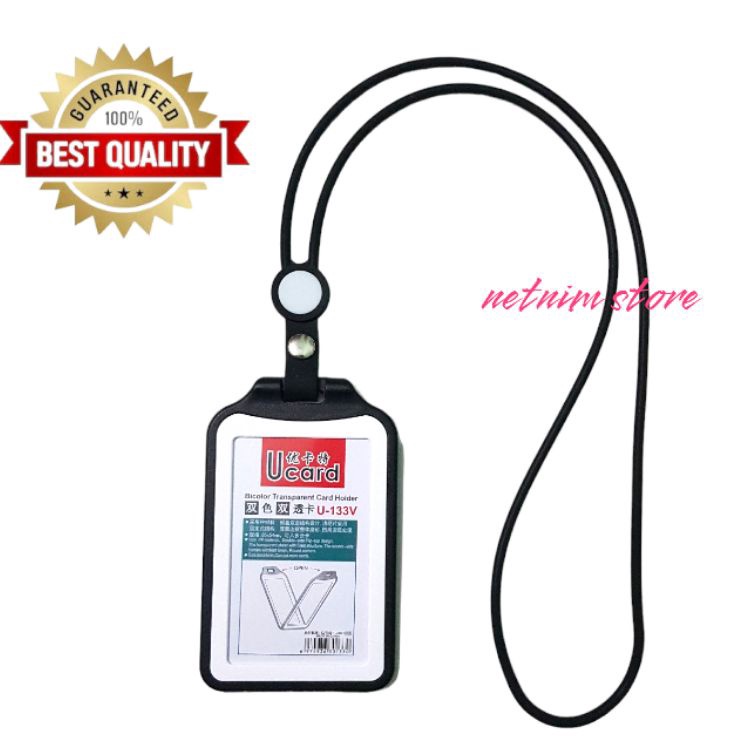 

Bestseller ID CARD KARET KANCING WARNA - holder idcard plastik premium ➚➹✲