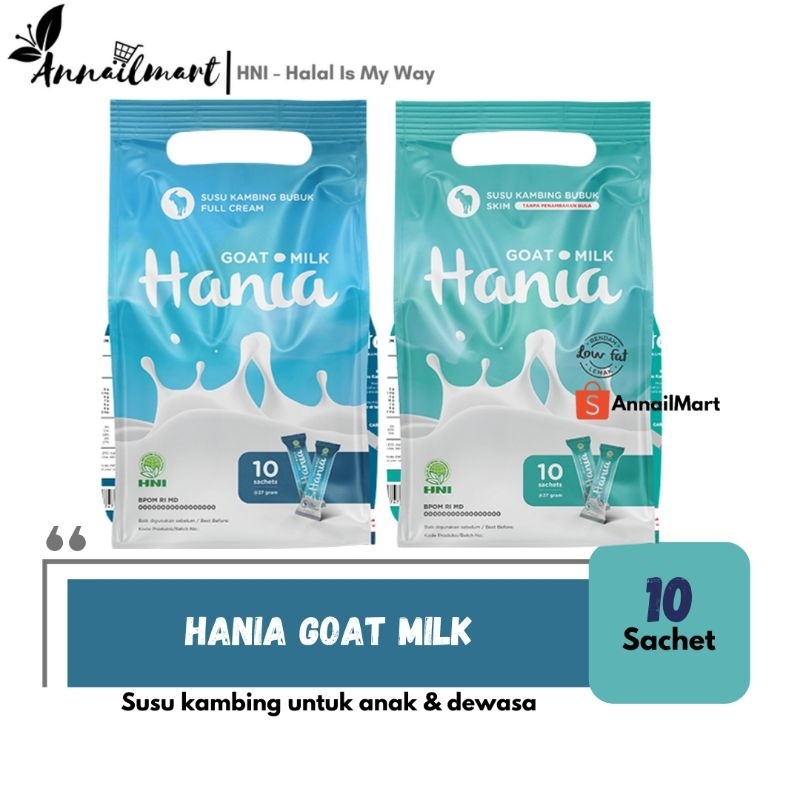 

HANIA SUSU KAMBING SKIM & FULL CREAM / GOAT MILK FULL CREAM SKIM AnnailMart