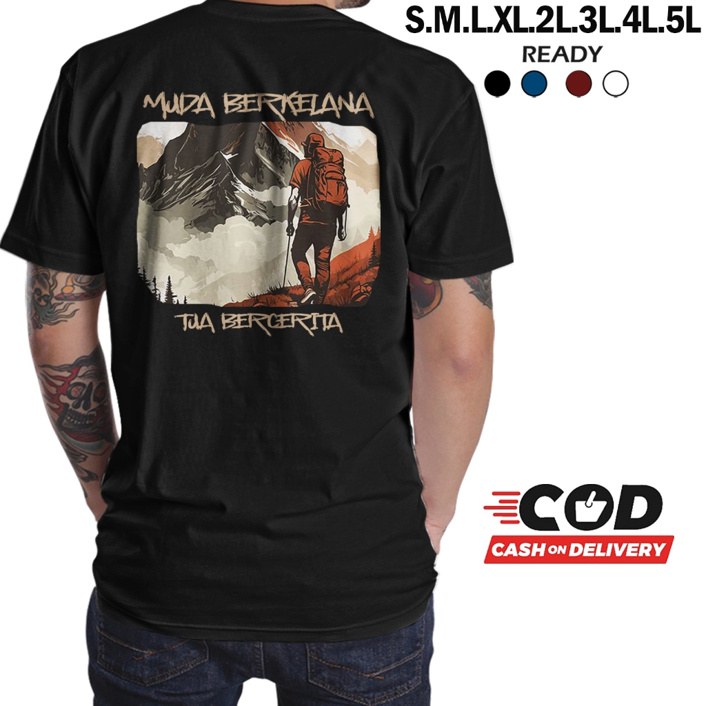 Baju Kaos Kaus Atasan Tshirt Ts T-sirt T-shirt Oblong Distro Pria Wanita Pakaian Atribut Cocok Tema 