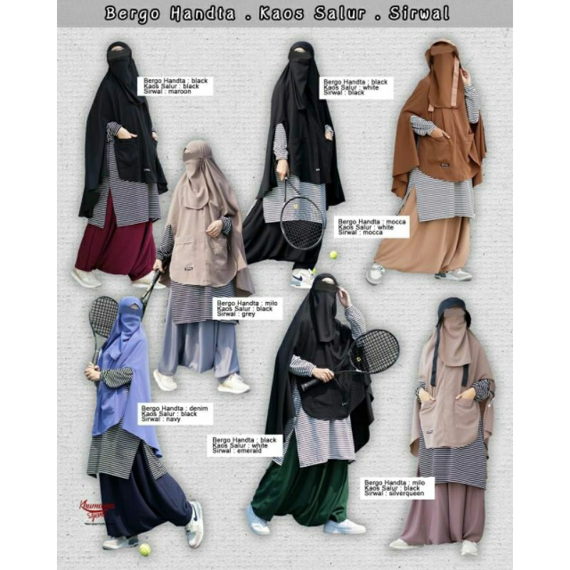 [READY] ROK SIRWAL AKHWAT BY KHUMAIRA SYAR'I | SIRWAL SPORT | ROK SIRWAL | SHAKILLA IMPORT❤️