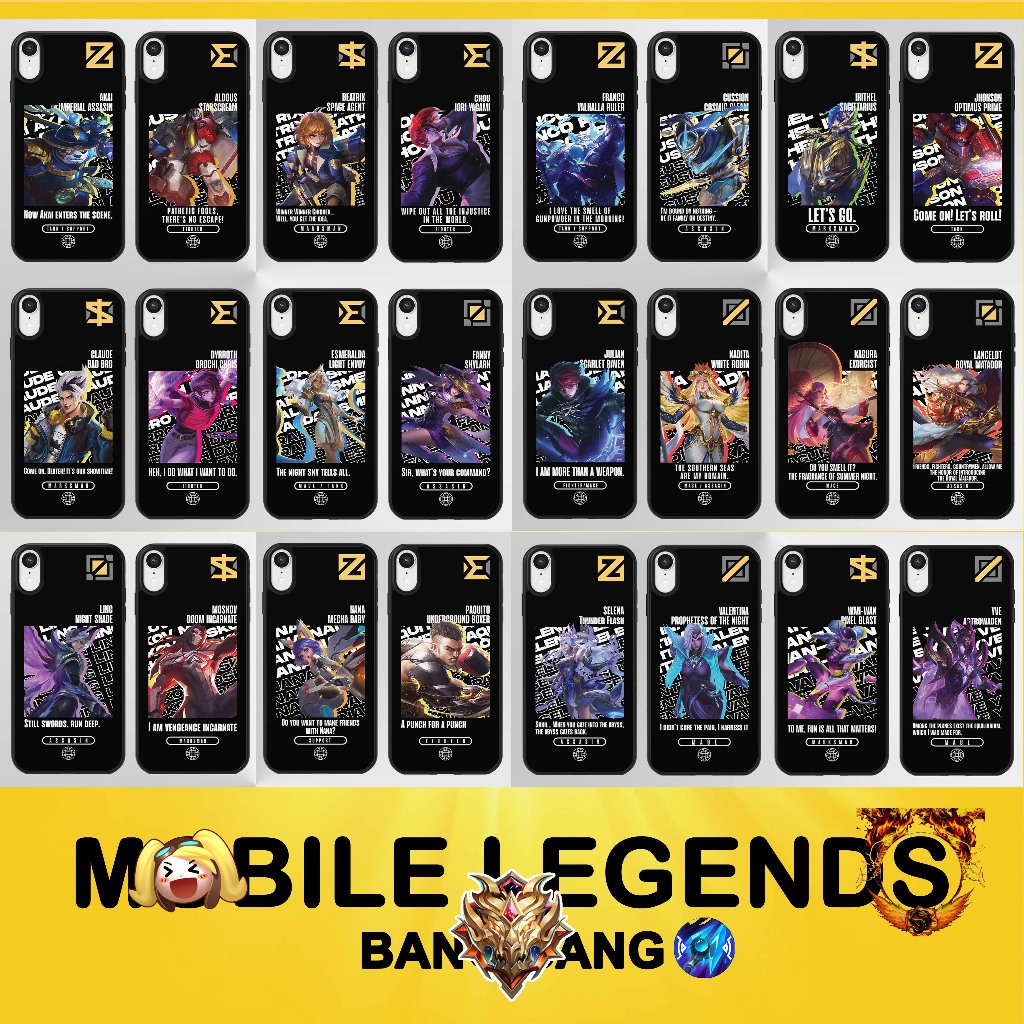 Case Karakter Hero Mobile Legend / Case Mobile Legend - For Vivo Y12 Y15 Y17 - Vivo Y65 Y66 Y67 - Vi