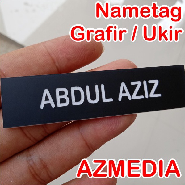 

Dijual Murah Nametag Nama Dada Grafir Ukir ➙➼✦❃