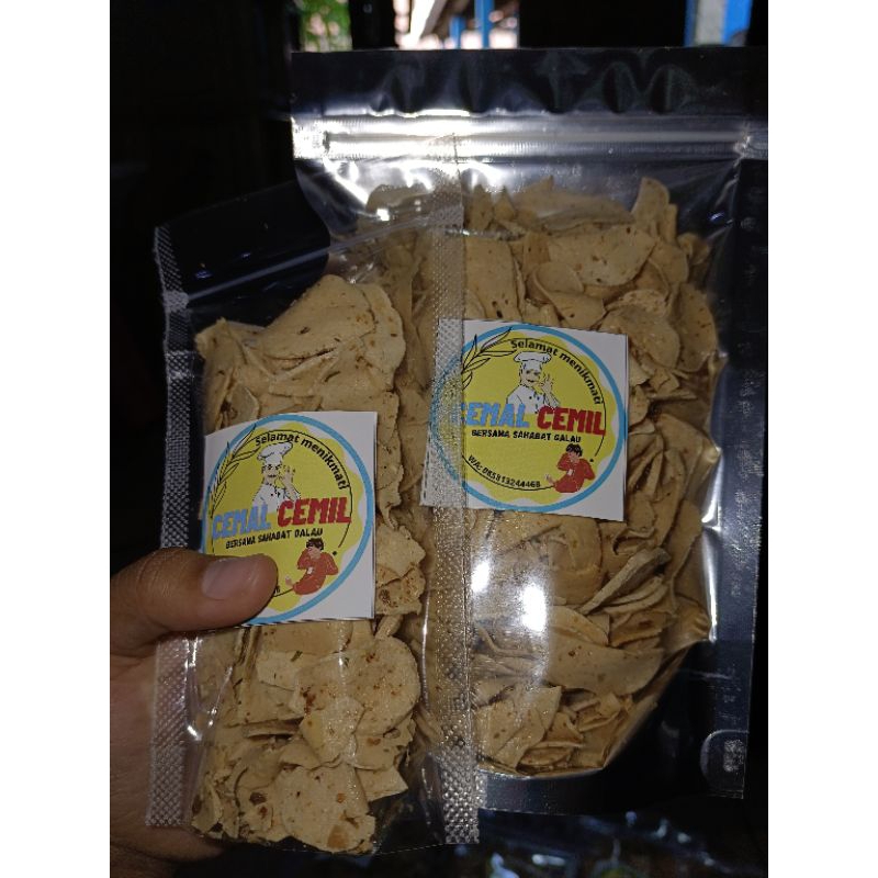 

Kribas (kripik baso)