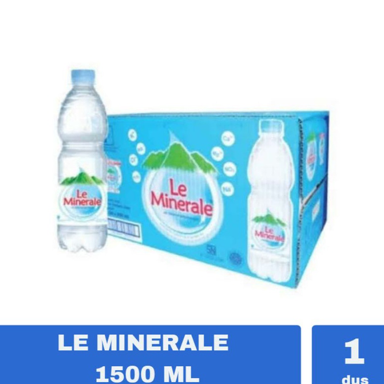 

[✵X17$] LE MINERALE AIR MINERAL 1500 ML 1.5 Liter ISI 12 PER DUS MurMer