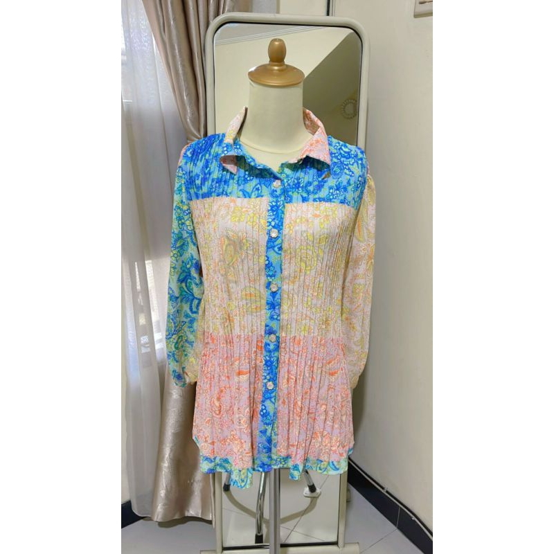 Blouse plisket bangkok premium