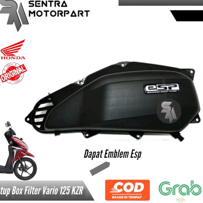 Kode ASA920 Tutup cover box bok filter saringan udara vario 125 150 fi injeksi esp bohlam old new es