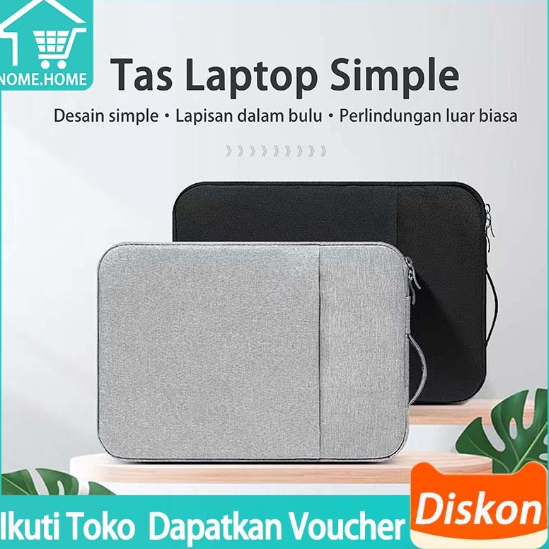 Re4dy sto0ck Tas Laptop 14"-15.6" Jinjing Protable Waterproof Laptop Bag/Tas Laptop Sleeve Case/Laptop Bag/Briefcase/Tablet Bag/Shockproof And Velvet Adding [64]