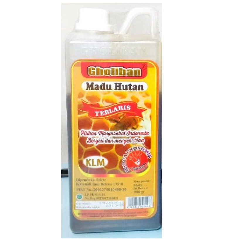 

[♝S91➢] Madu Gholiban Hutan Kalimantan 1 kg ASLI Embos tulisan Gholiban [132]
