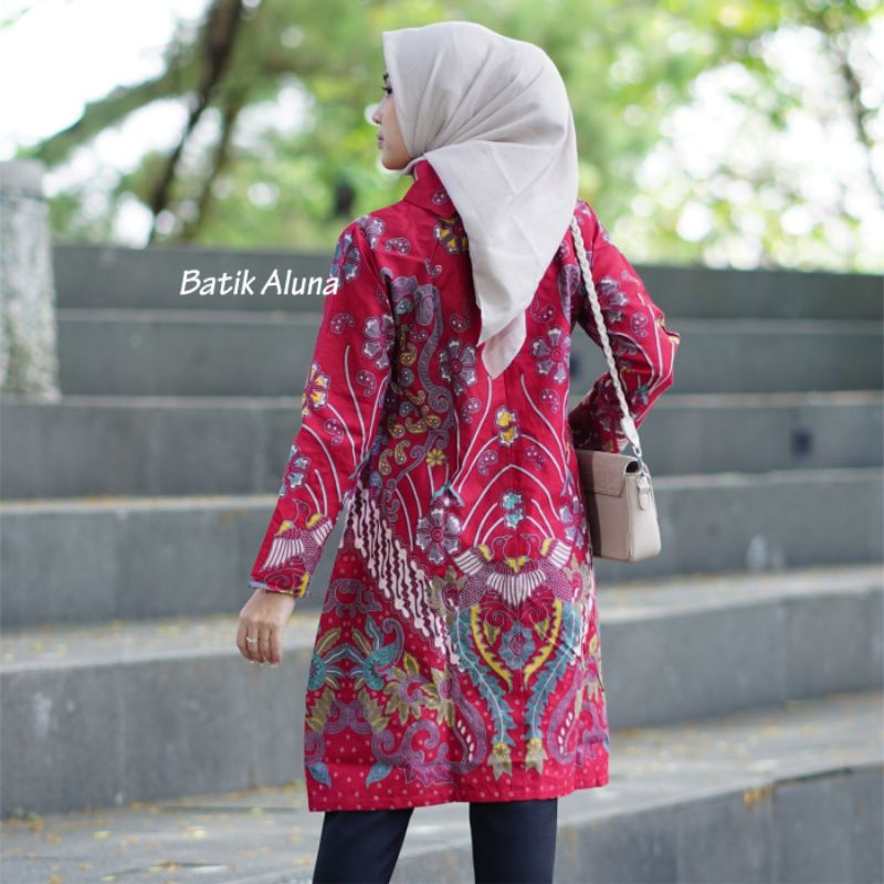 Batik Tunik Premium Wanita Aluna TBA-068