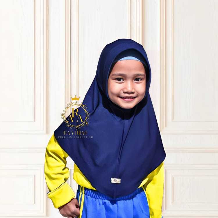 kerudung anak sd/jilbab instan/kerudung bergo hamidah/jilbab sekolah anak sd/hijab sport terlaris ba