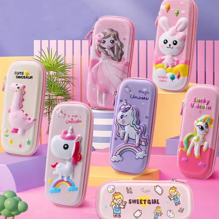 

Seller Kotak pensil kartun 3D/kotak alat tulis kartun ➾❈❁