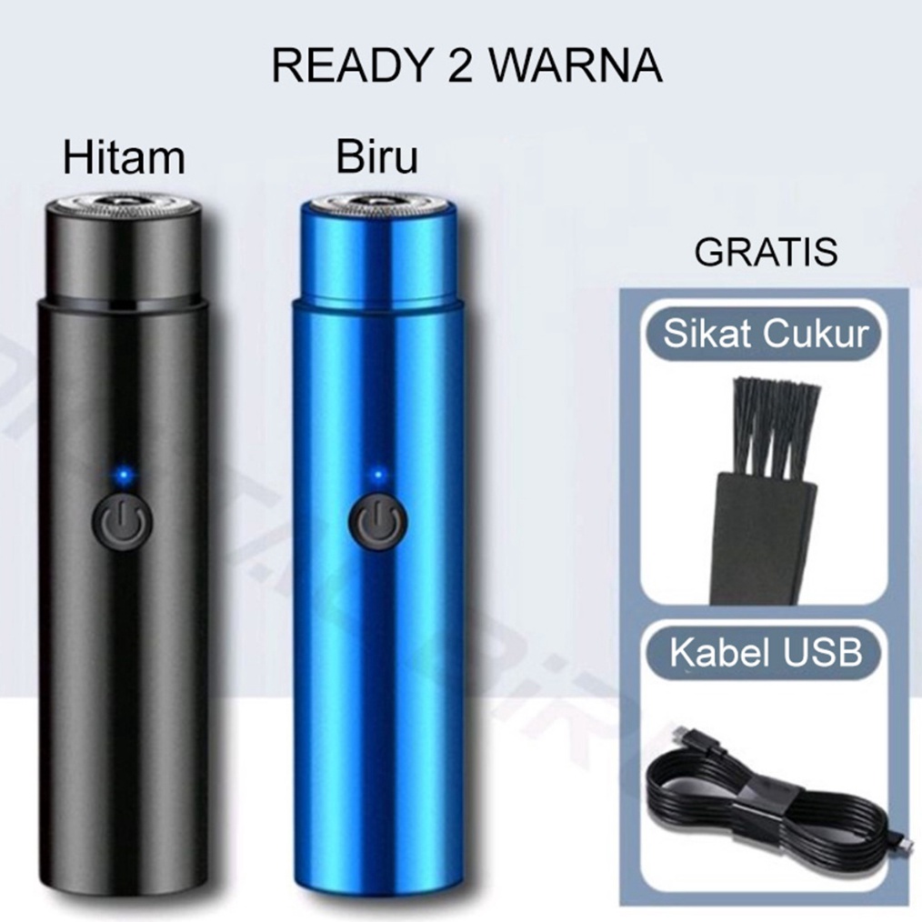 Dijual Alat Cukur Elektrik Mini Portabel Pencukur Bulu Ketiak Ketek Wanita Kumis Jenggot Pria