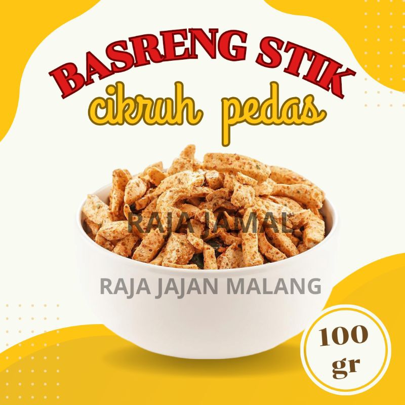 

RAJA JAJAN MALANG | 100GR BASRENG STIK PEDAS DAUN JERUK | BASRENG CIKRUH PEDAS | SNACK PEDAS