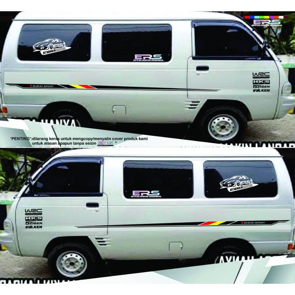 STIKER STICKER MOBIL SUZUKI CARRY CARRY FUTURA SUZUKI CARRY UNIVERSAL CUTTING STIKER
