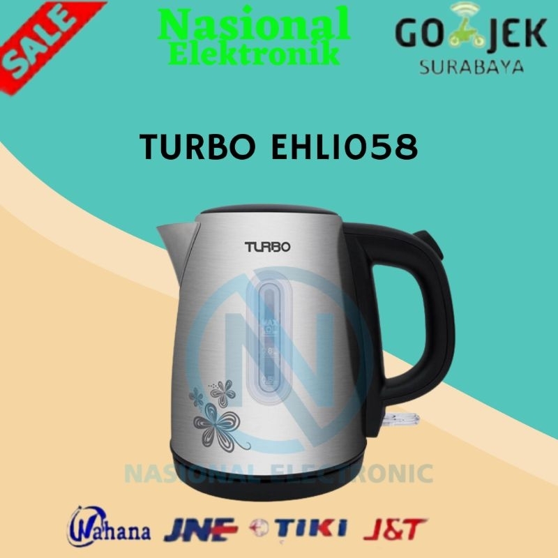 ELECTRIC KETTLE TURBO EHL1058/TEKO LISTRIK KECIL/TEKO LISTRIK TURBO/TEKO LISTRIK LOW WATT/TEKO LISTR