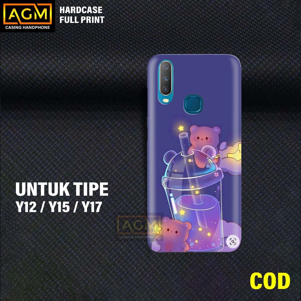 Case Vivo Y12/Y15/Y17 - Casing Hp Vivo Motif Boba Terbaru Hardcase fullprint 3D Case - Kesing Hp Viv