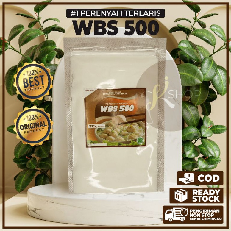 

[H0992] 10gr Enzim WBS 500 | Perenyah bakso | Penyakrek | Membuat tekstur kress bakso, sosis, nugget gsysk