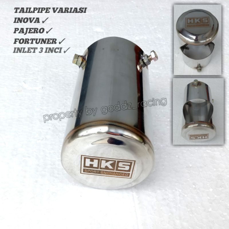Variasi Ujung Knalpot Mobil Pejero Fortuner Innova Sistem Baudan Full Stainless
