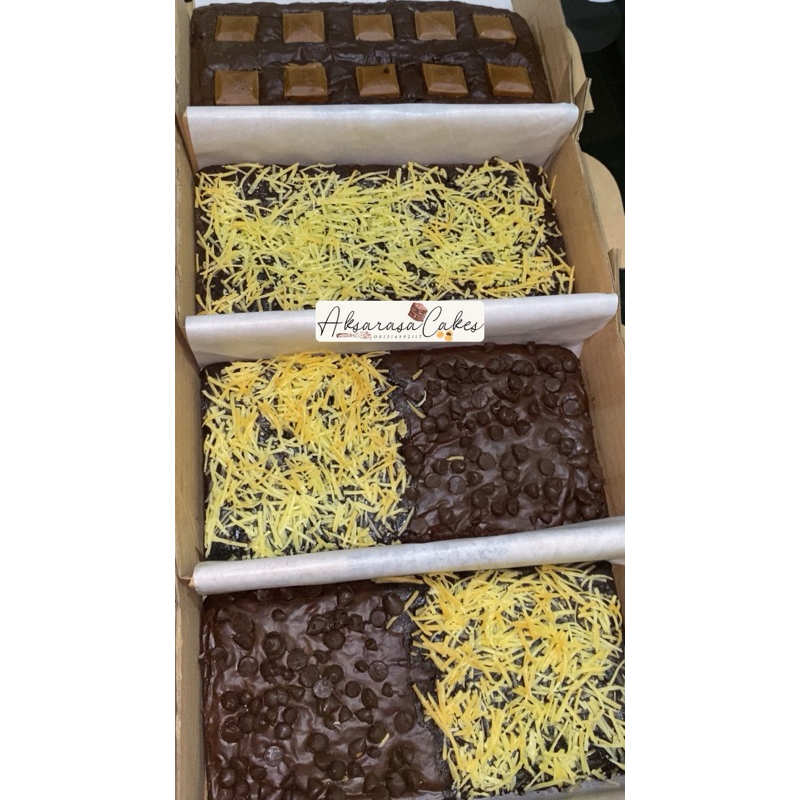 

Brownies Choco Cheese | Fudgy Brownies 20x10 | Premium Brownies