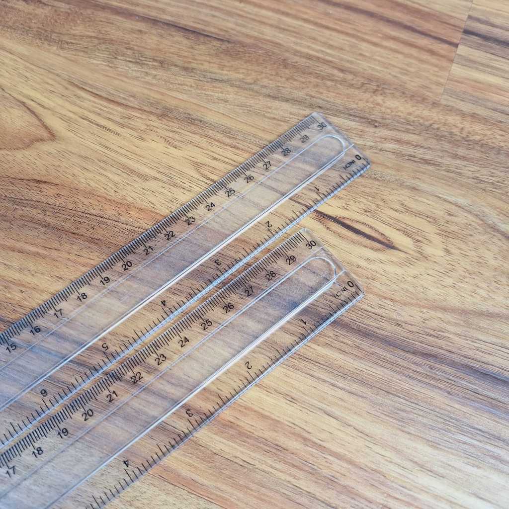 

Penggaris Transparan / Mistar Plastik 30 CM Best Quality
