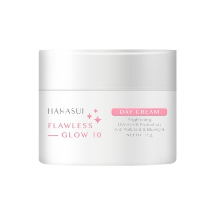 HANASUI FLAWLESS GLOW 10 DAY CREAM DAN NIGHT CREAM