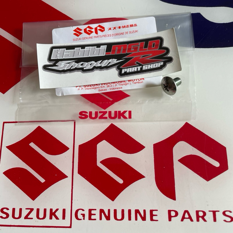 Baut cover tutup tameng knalpot Shogun R Shogun New 110 Original SGP