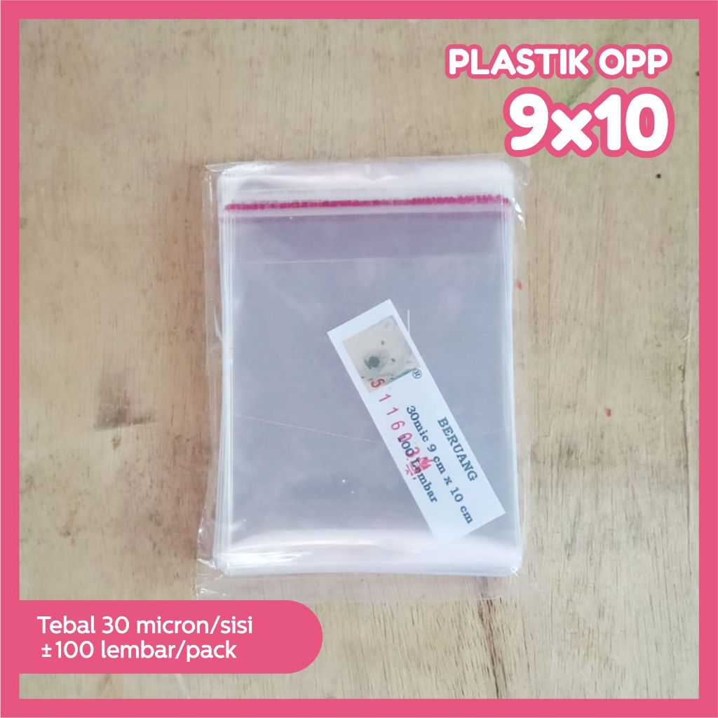 

Plastik Opp 9x10 Tebal 30 micron Plastik Roti Souvenir