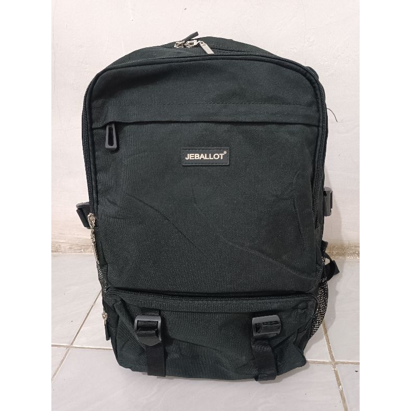 Tas Ransel Daypack Jeballot Hitam 29123
