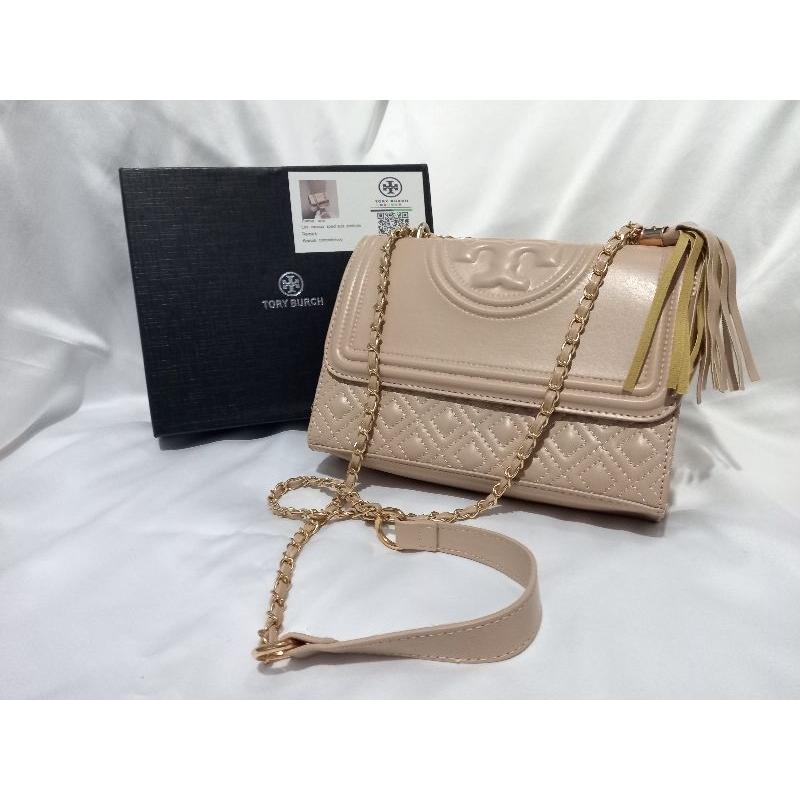 tb flaming mocca tas wanita toryburch import Tas Selempang Wanita